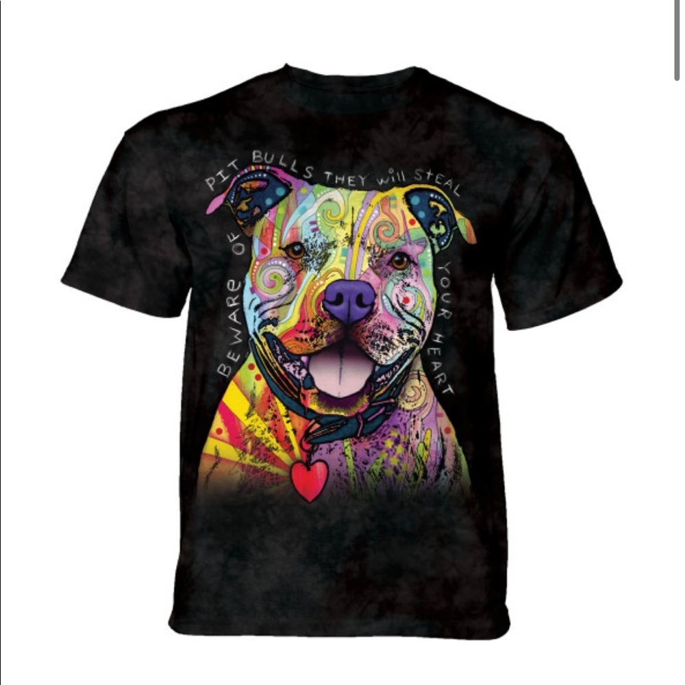 The Mountain Beware of Pit Bulls Graphic Tee